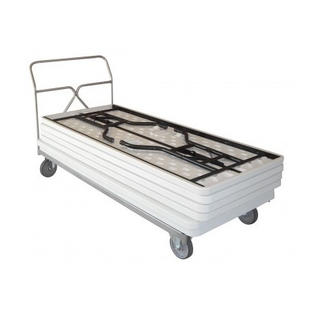 Chariot porte tables rectangulaires de 400 kg