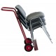 Chariot porte chaises empilables de 150 kg