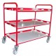 Chariot de services 3 plateaux 1000 x 600 mm de 200 kg