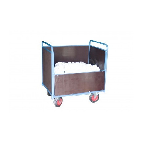 Chariot conteneur 1000 x 700 mm de 500 kg