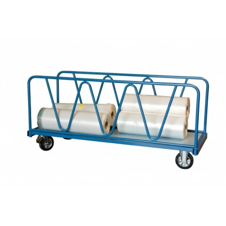 Chariot industriel pour charges lourdes 1600 x 800 mm de 1200 kg