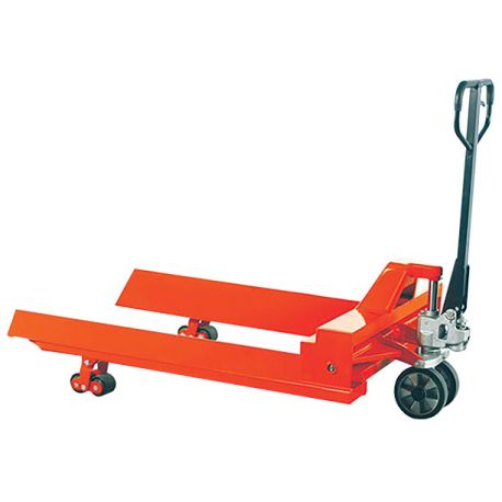 Transpalette manuel porte-bobine grand diamètre 1800 KG