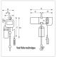 Palan électrique à chaîne 380 volts