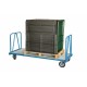 Chariot industriel pour charges lourdes 2000 x 1000 mm 1200 kg